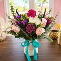 Blushing Jewel Rose Arrangement