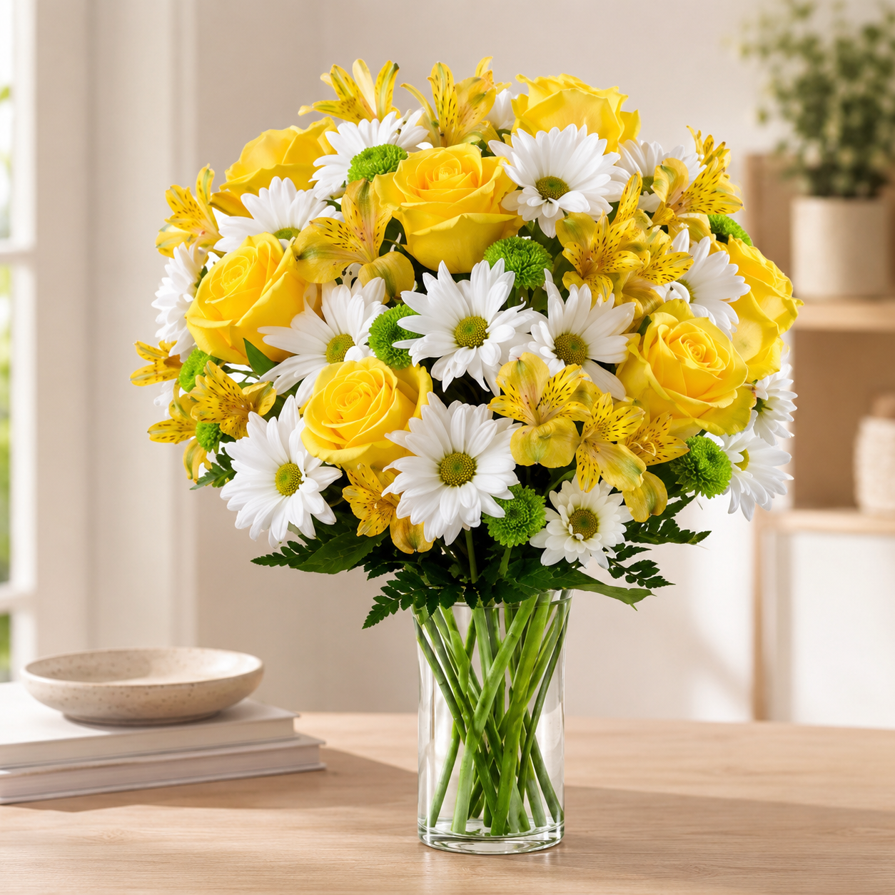 Bright Yellow Cheer Bouquet