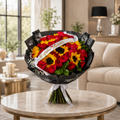 Golden Love Anniversary Bouquet