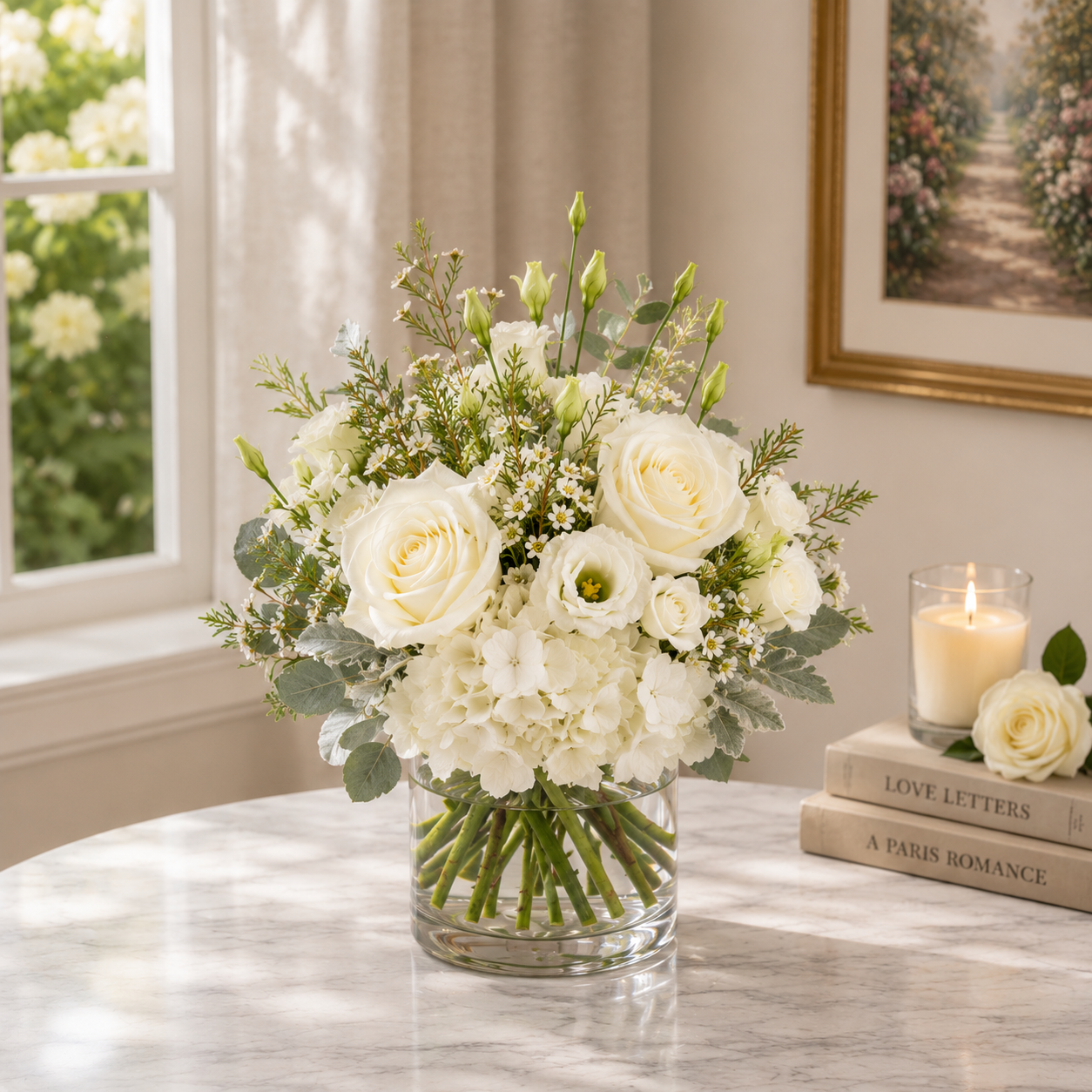 Heavenly White Cloud Arrangement