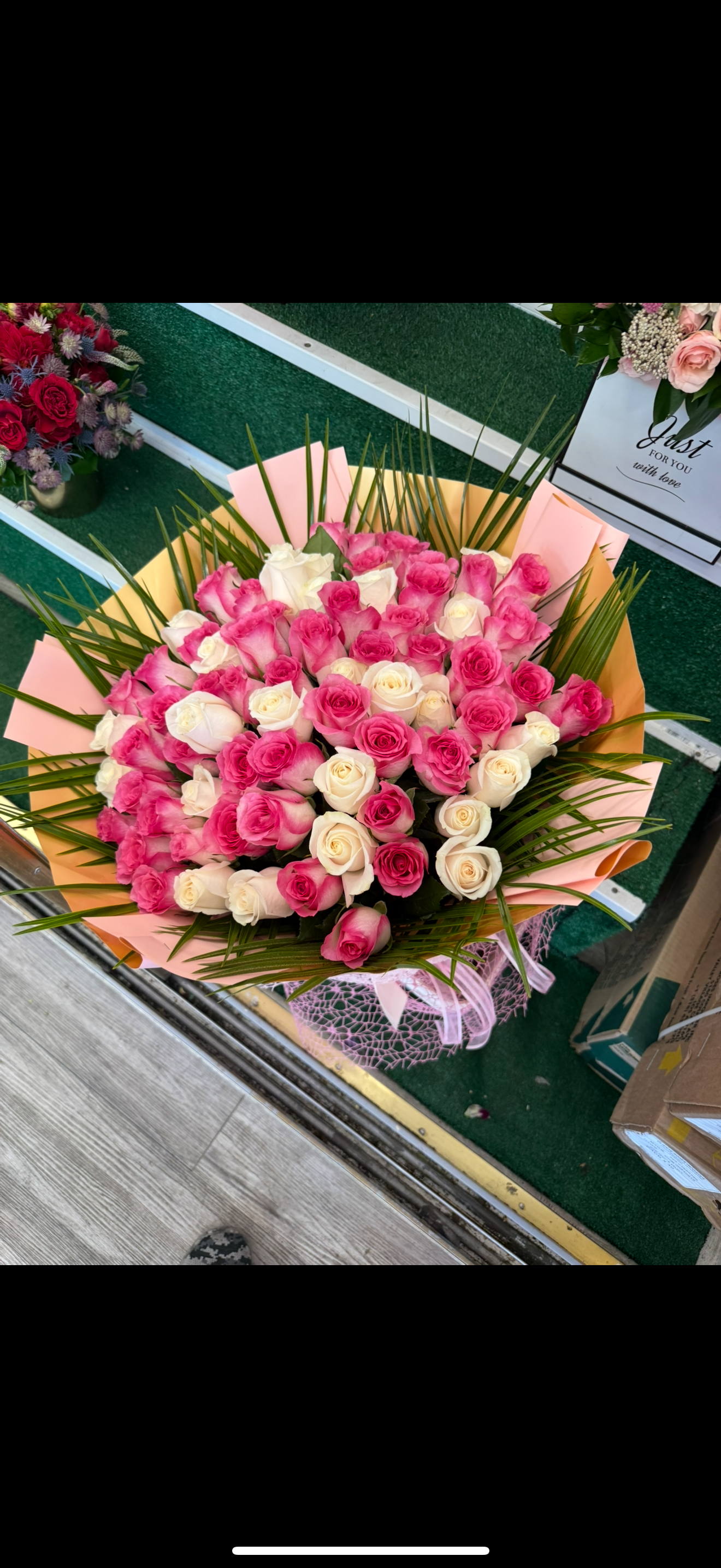 75 Rose Bouquet Full View