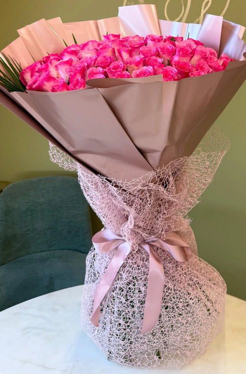 75 Rose Bouquet Arranged