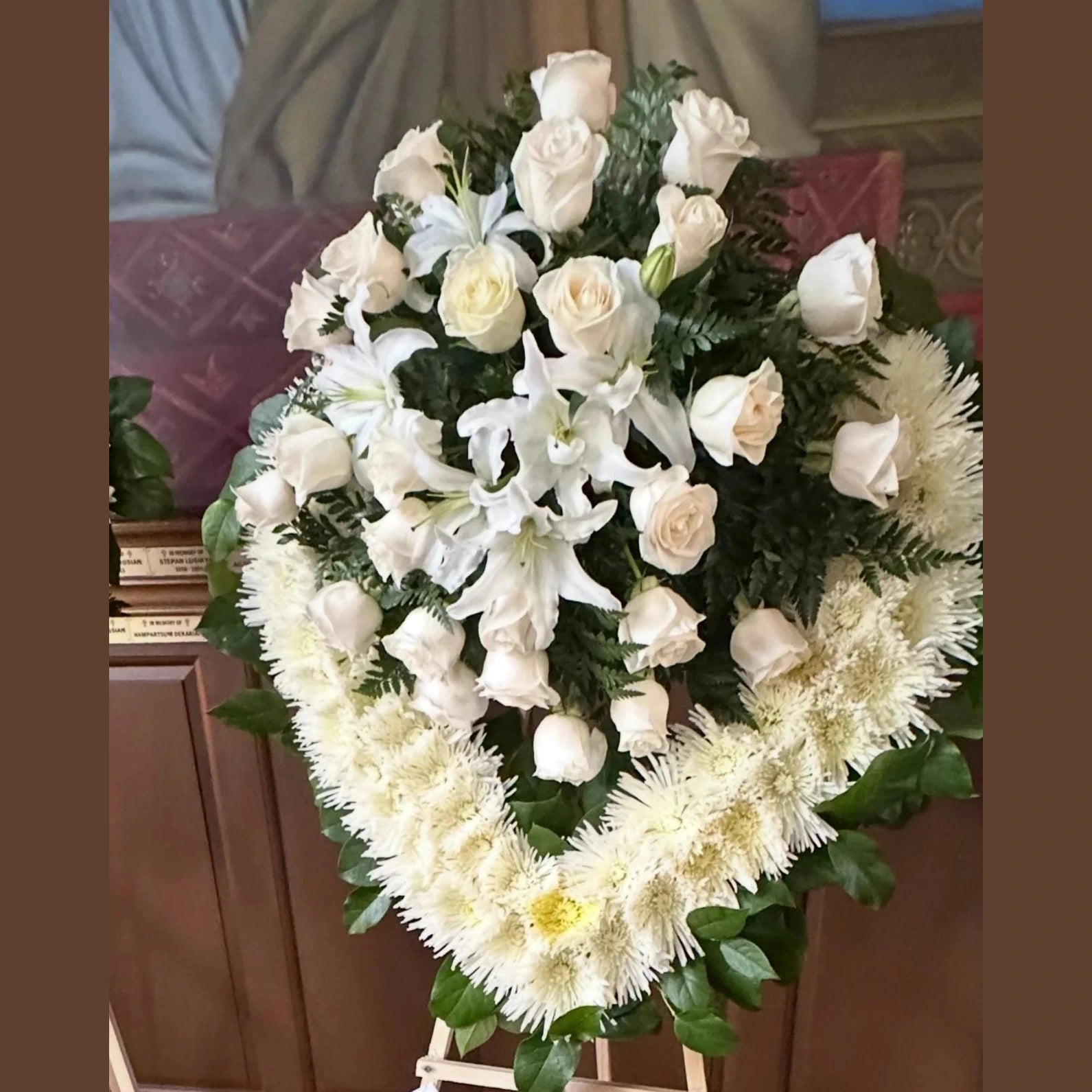 Floral Heart Side View