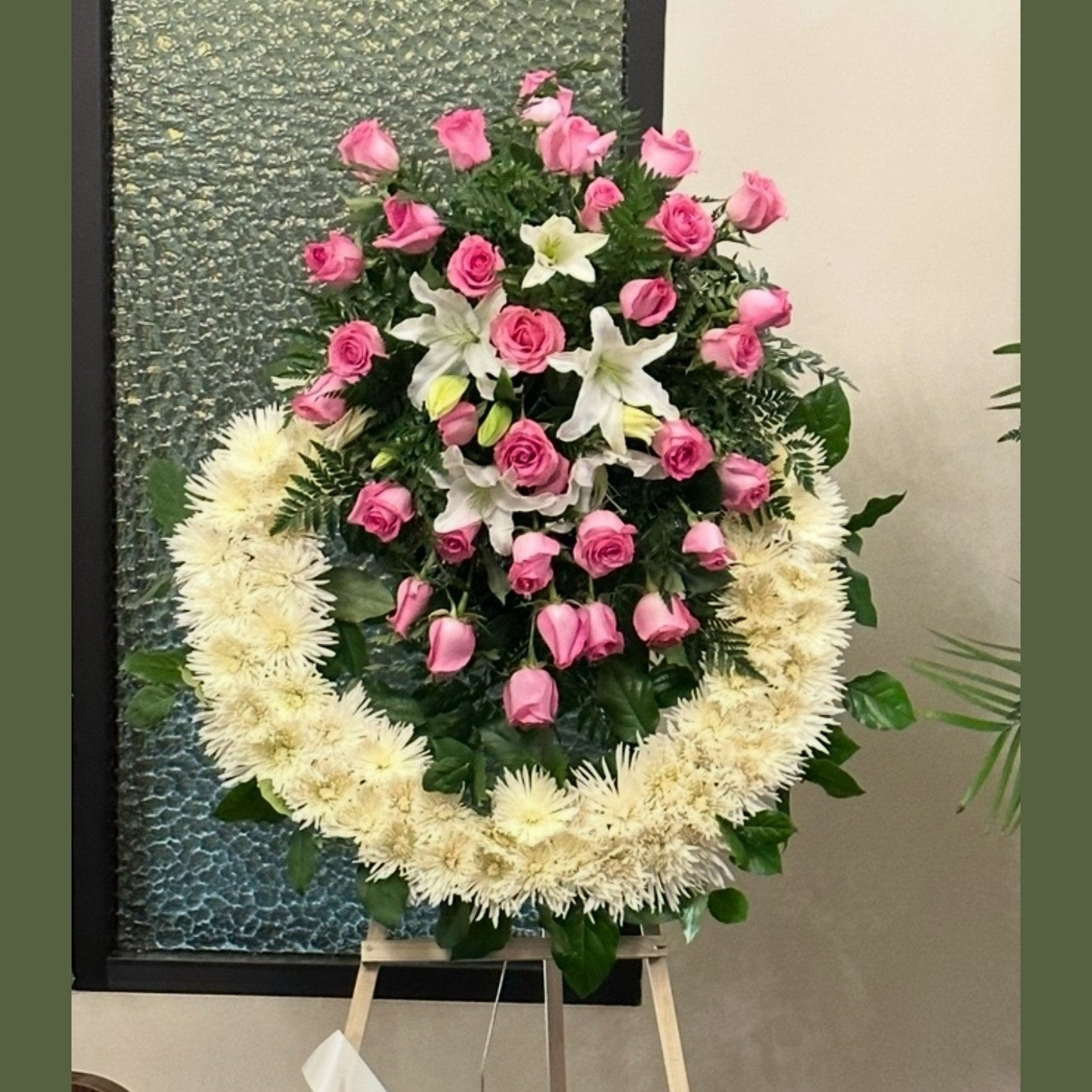 Floral Wreath Full View