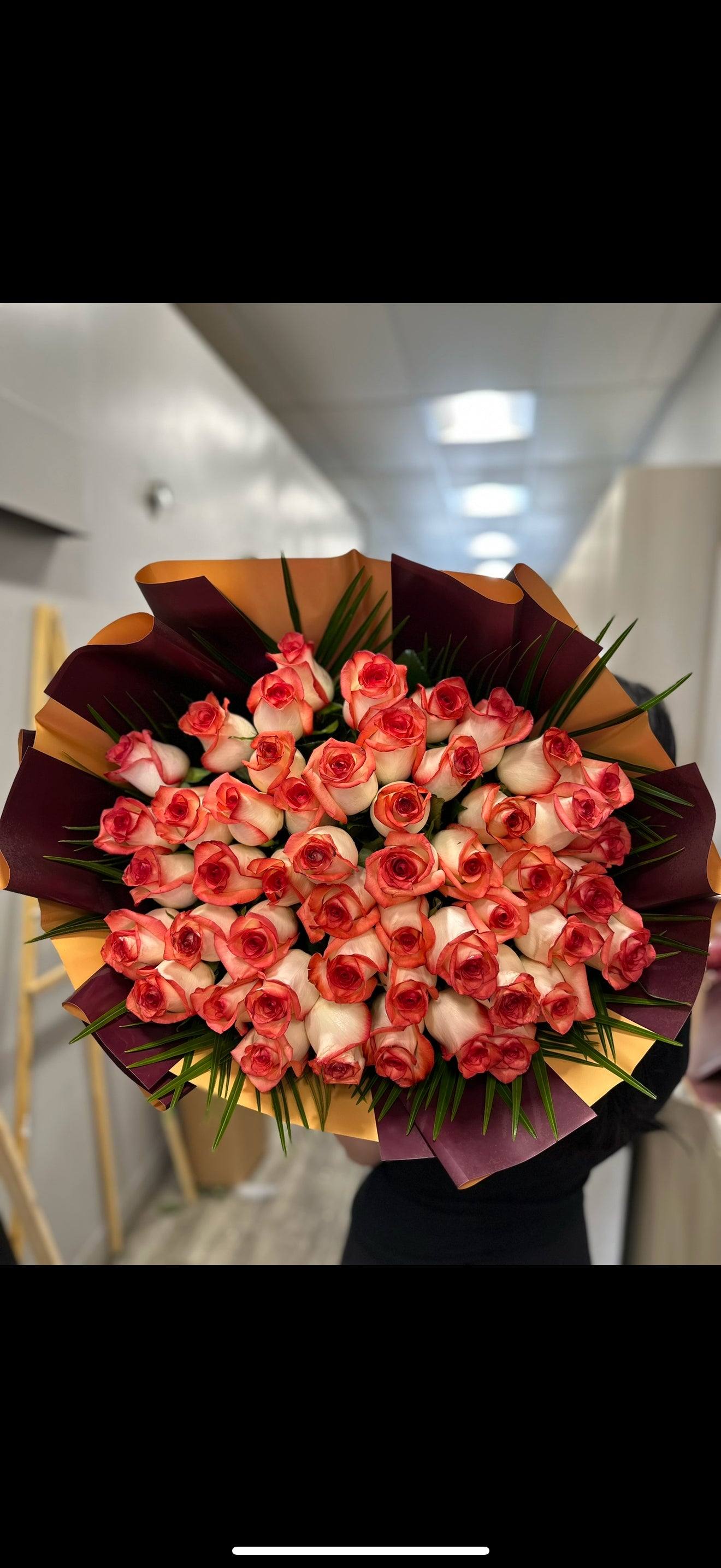 50 Rose Bouquet Full View