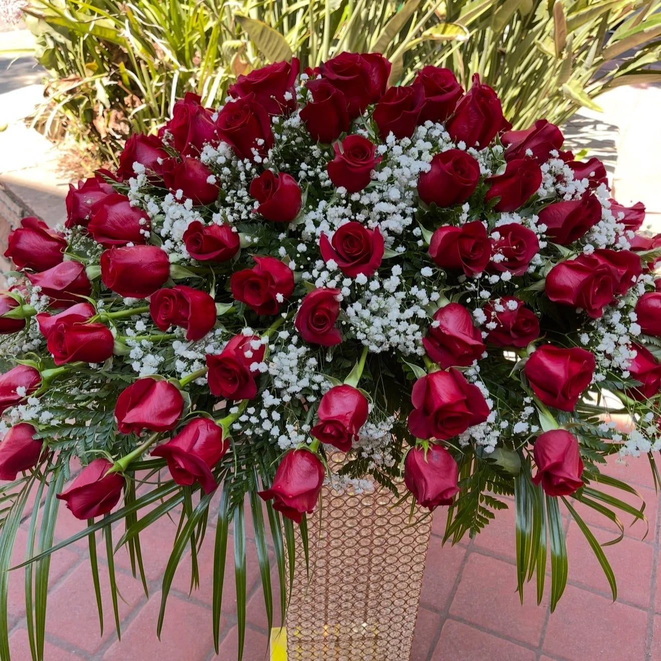 Casket Spray Side View