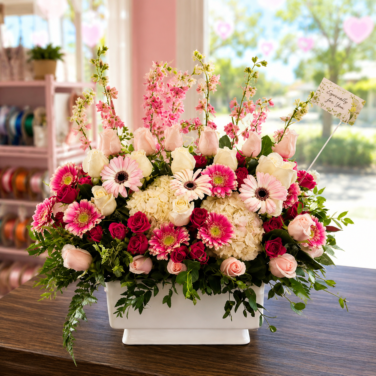 Pink Garden Grandeur Arrangement