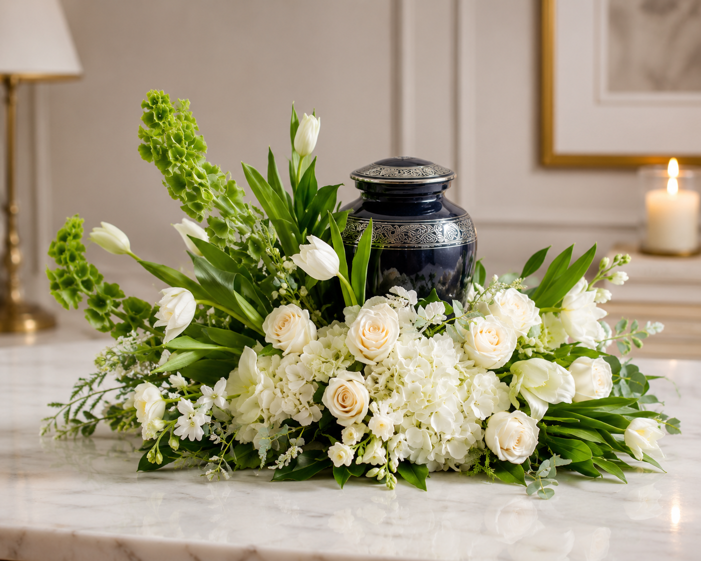 Soft Garden Sympathy Arrangement