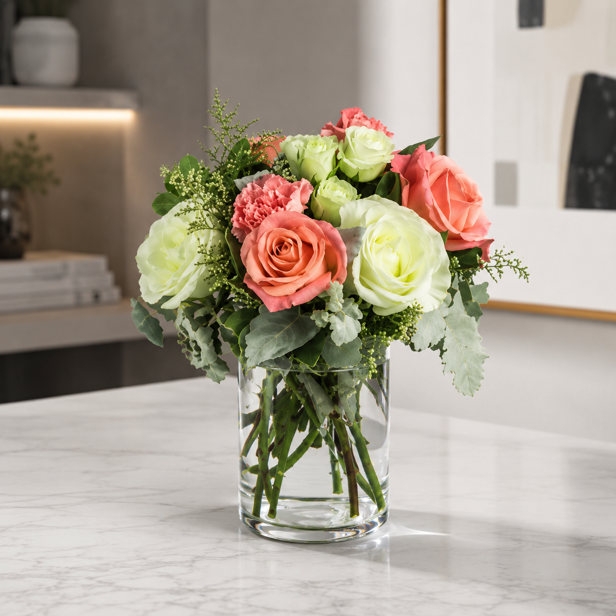 Soft Pastel Garden Bouquet