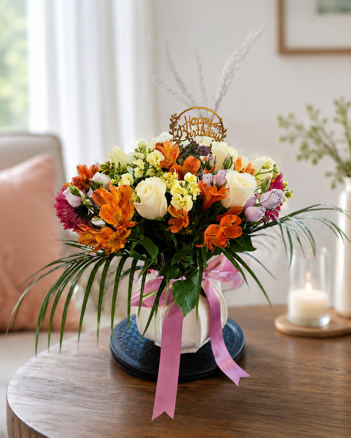 Sunset Celebration Birthday Arrangement