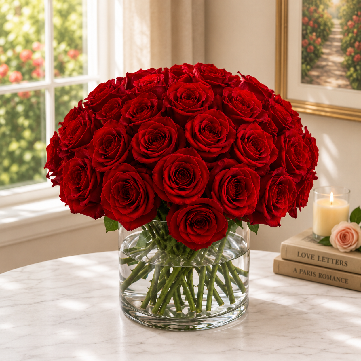 Three Dozen Red Roses